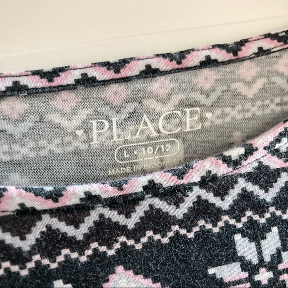 🌸3/$30🌸 Girls’ Christmas Winter Print Long Sleeve Dress 🎄❄️👗 - Picture 5 of 5